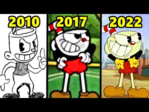 Evolution Of Cuphead Character (2010-2022)