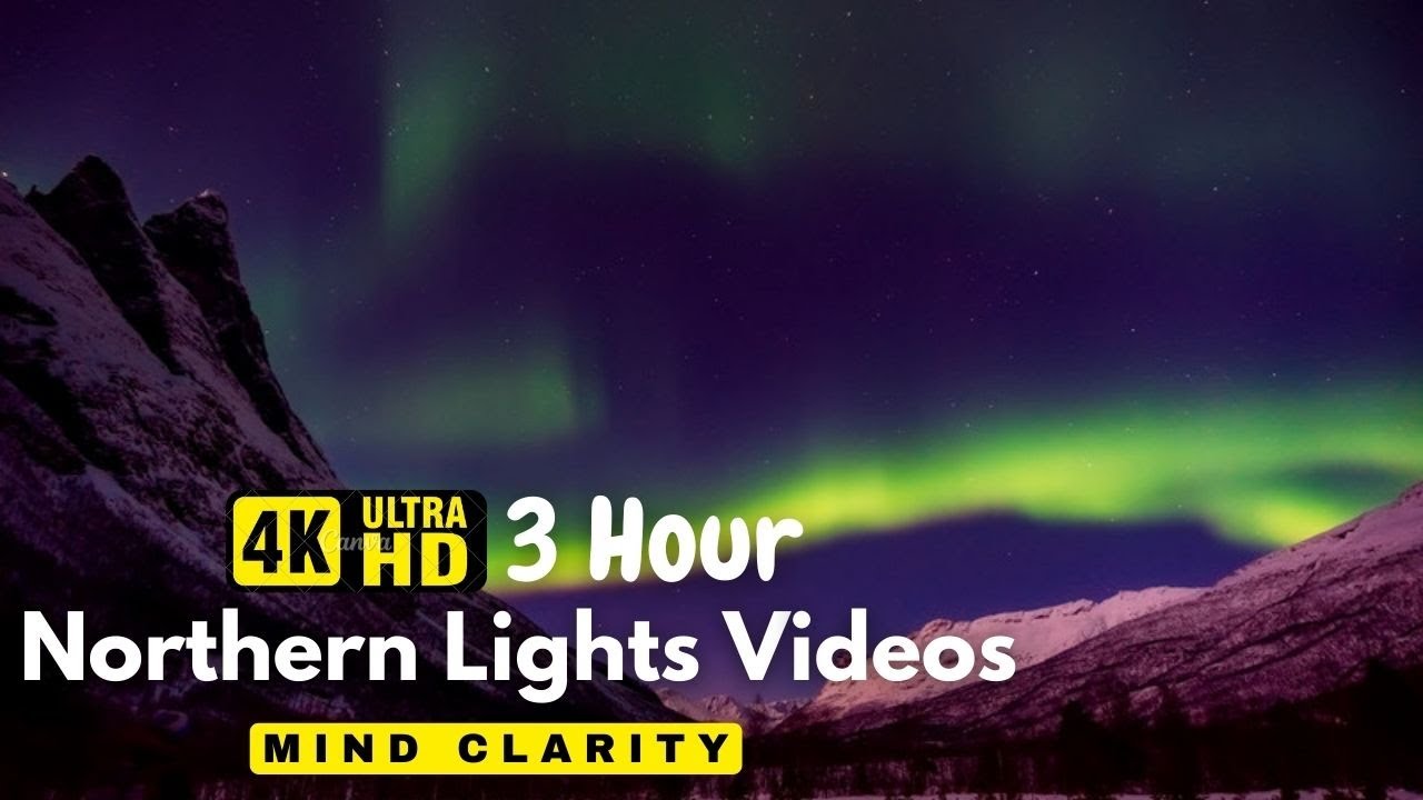 Aurora Borealis And Northern Lights - Relaxing Ambient Music for Sleep ...