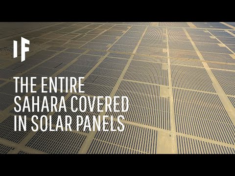 What If the Sahara Desert Was Covered With Solar Panels?