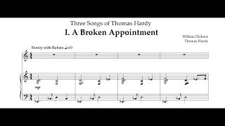 William Dickens - A Broken Appointment (from Three Songs of Thomas Hardy)