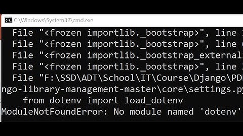 django.core.exceptions.ImproperlyConfigured: The SECRET_KEY setting must not be empty | Aryadrj | IT