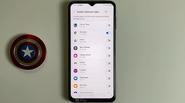 How to enable/disable Install unknown APK apps on Samsung A23 Android 12