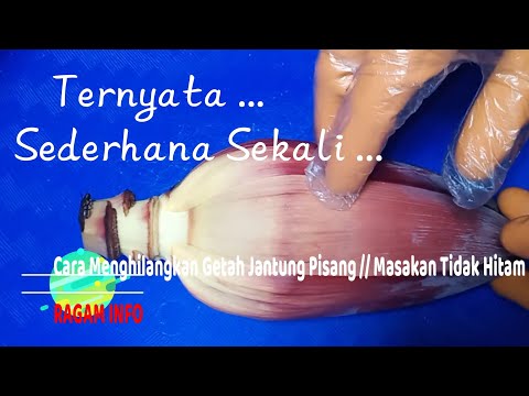 Petua Jantung Pisang Tidak Hitam