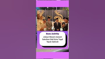 Jokowi Mesem-mesem Saksikan Wali Kota Tegal Tepuk Sakinah