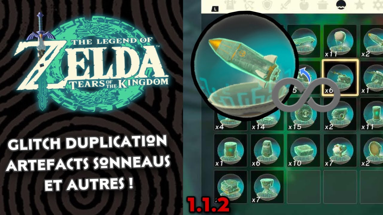 Glitch Duplication Artefacts Sonneaus et Autres ! ZELDA TEARS OF