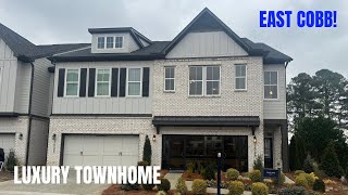 Inside a NEW CONSTRUCTION Luxury Townhome IN EAST COBB | TOUR | TOLL BROTHERS | 3 LEVELS | MUST SEE