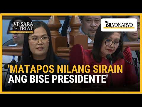 Defense hits prosecution over withdrawal of 3 VP Sara Duterte impeachment articles