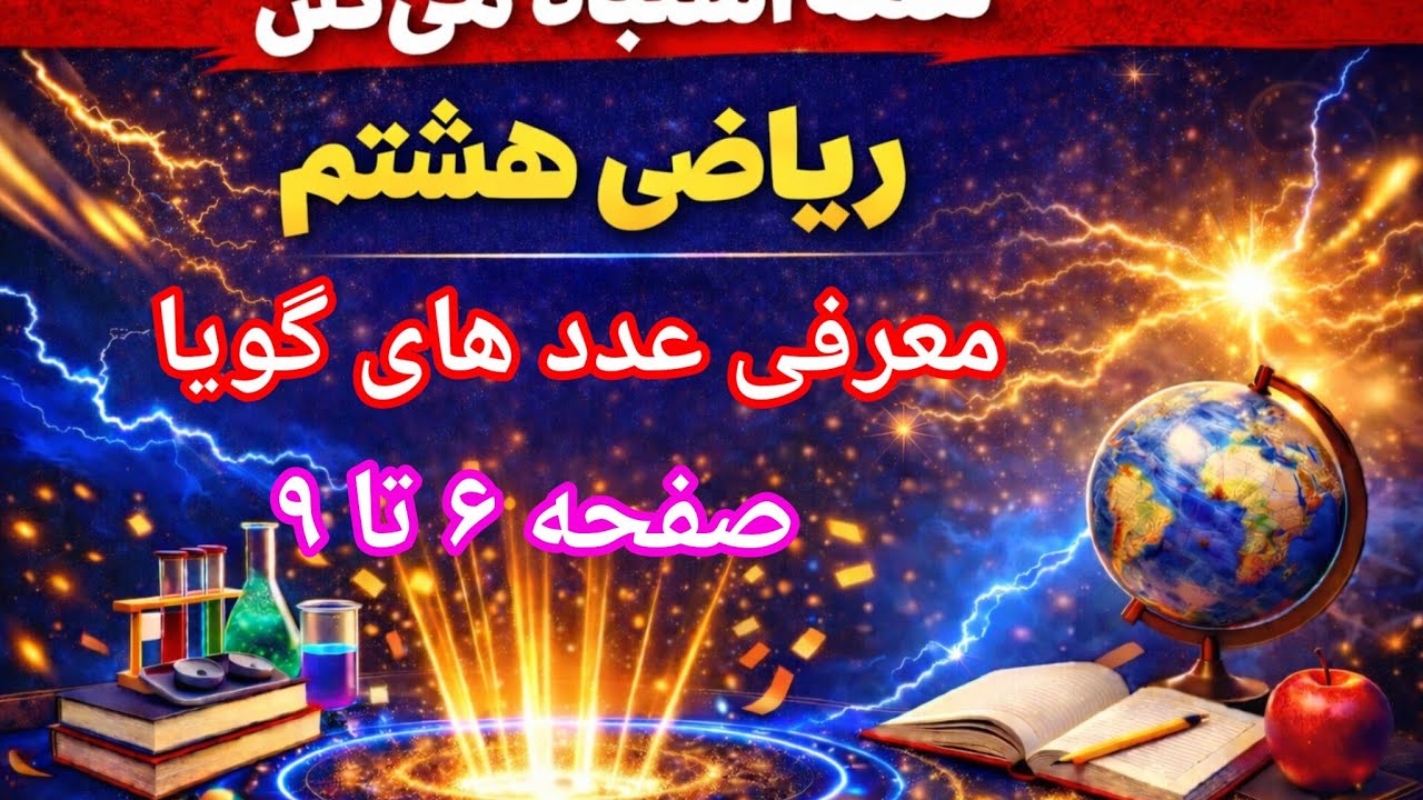 📘 آموزش کامل ریاضی هشتم درس دوم | معرفی عددهای گویا (صفحه ۶ تا ۹) + توضیح ساده و نکات امتحانی