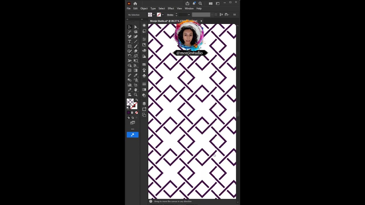 Overlaping Tutorial Monje Studio Tutorials: How to Create Easy Overlapping Square Pattern ...