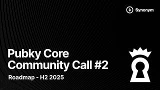 Pubky Dev Community Call #2: Pubky Roadmap screenshot 4