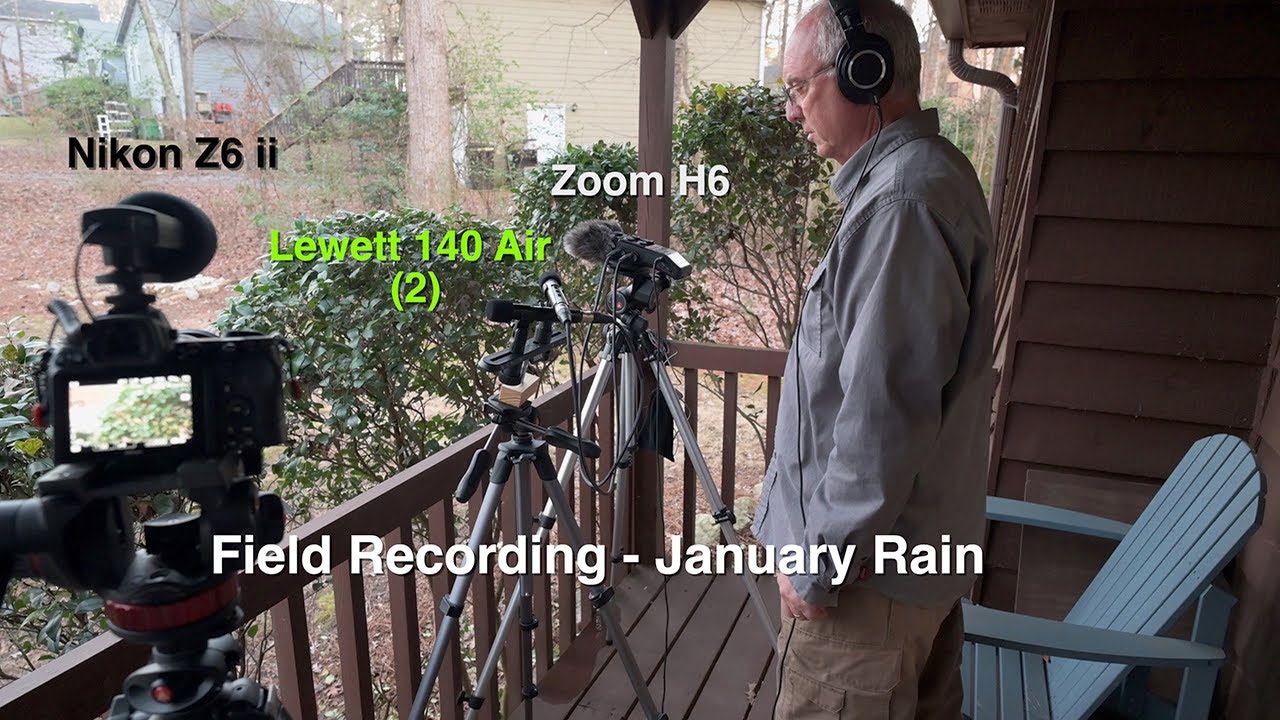 Field Recording - Zoom H6 - January Rain