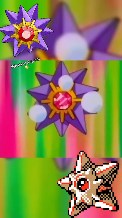 WHAT IS GOING ON HERE! 😂 #pokemon #pokemonanime #starmie #staryu ##frenchdub #french #pokemonbattle