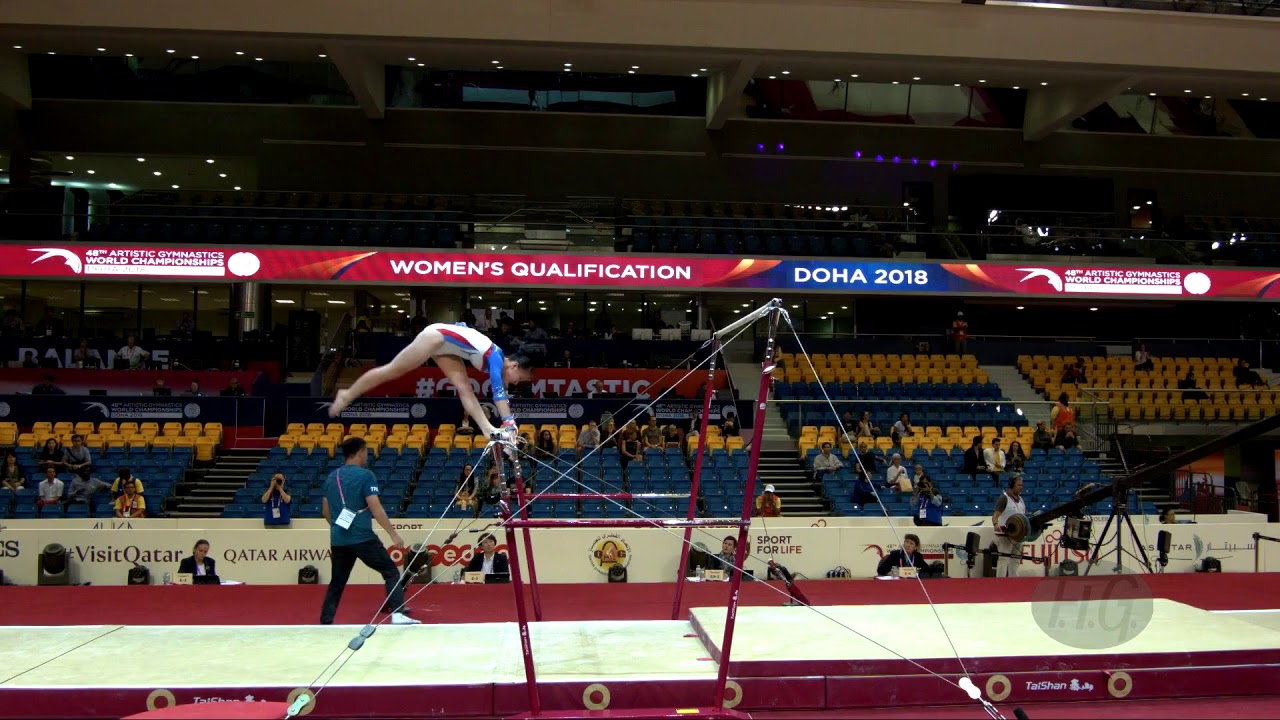 TING Hua-Tien (TPE) - 2018 Artistic Worlds, Doha (QAT) - Qualifications Uneven Bars