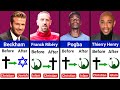 Some famous football players who changed their religion ( Part 1 ) #jewish #paulpogba #davidbeckham
