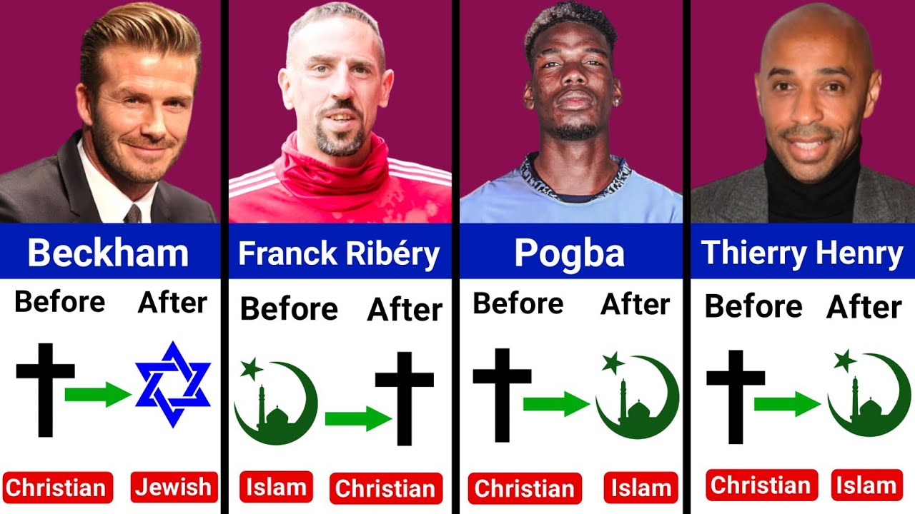 Some famous football players who changed their religion ( Part 1 ) 