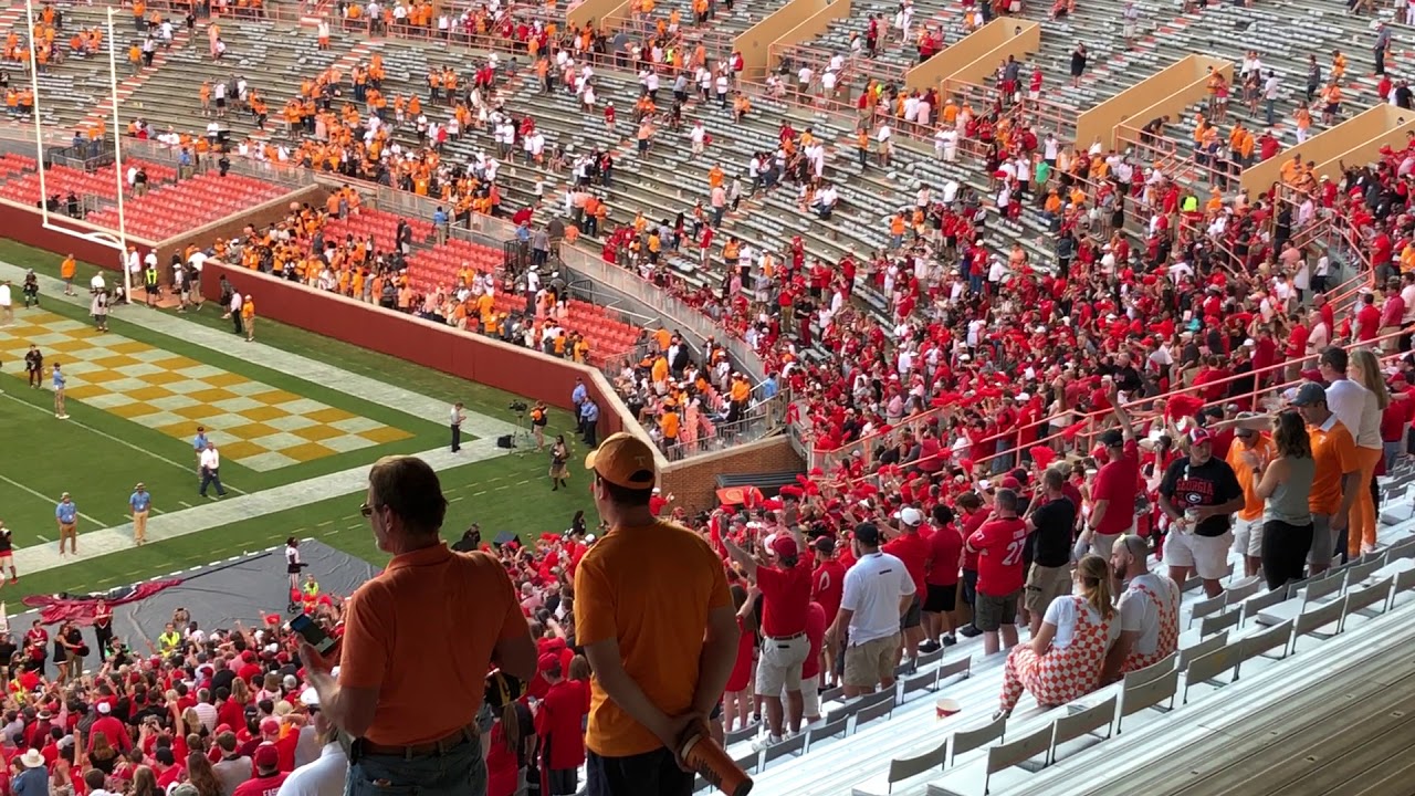 UT vs UGA 2017 YouTube