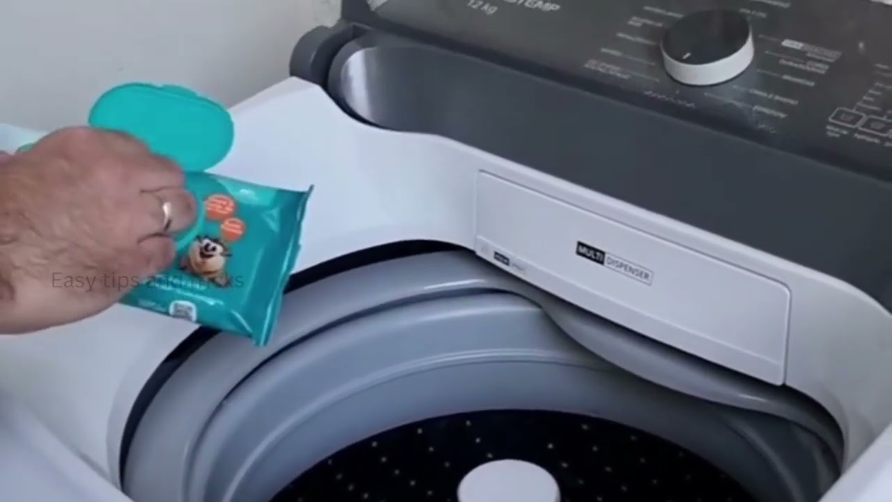How to use washing machine like pro | wash clothes with wet wipes