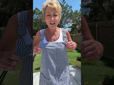 This pinstriped overall