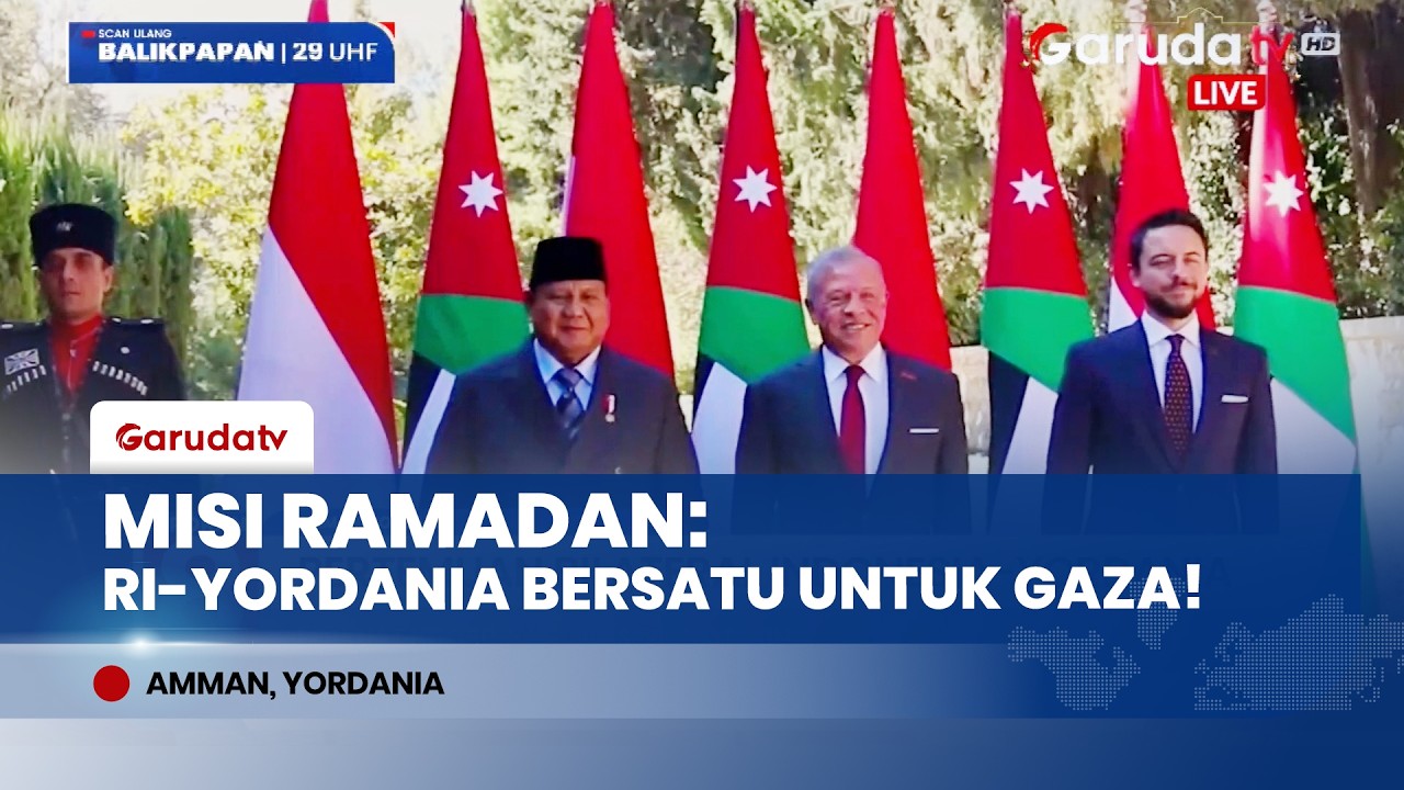 Semangat Ramadan di Amman: Prabowo & Raja Abdullah II Pererat Koordinasi Demi Perdamaian Palestina