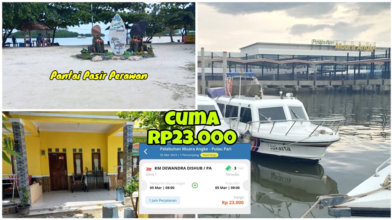 Wisata Pulau Pari Kepulauan Seribu | Tarif Kapal & Homestay - YouTube
