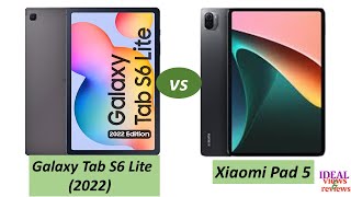 Samsung Galaxy Tab S6 Lite (2022) and Xiaomi Pad 5  // xiaomi pad 5 vs Galaxy Tab S6 Lite (2022)