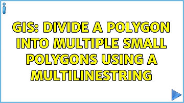 GIS: Divide a polygon into multiple small polygons using a MultiLineString (2 Solutions!!)