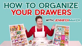 How to Organize Your Drawers -- Office &amp; Craft Supplies, Junk Drawers, &amp; Other Little Stuff