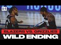 Melo Dagger Sends Memphis Home | Final Minutes of Blazers vs. Grizzlies