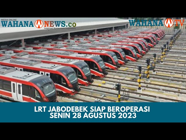 Siap Beroperasi, Peresmian LRT Jabodebek