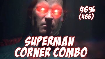 Superman Combo Tutorial Injustice 2 (Corner) 46% (465 Damage)