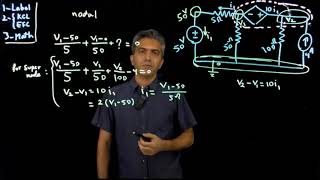 Famous lecture 14: Nodal Analysis Exception (Super Nodes) Profile
