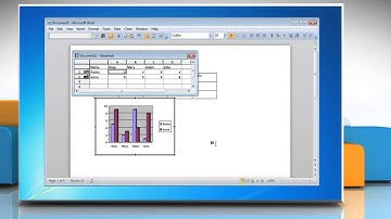 How to make a line graph from a Table in Word 2010