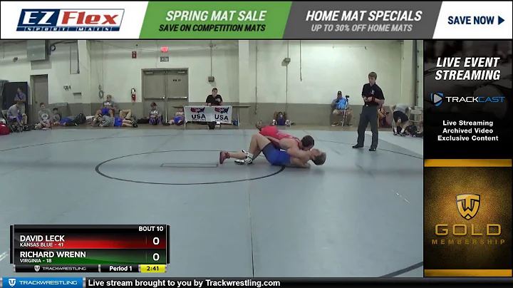 160 David Leck Kansas Blue vs Richard Wrenn Virgin...