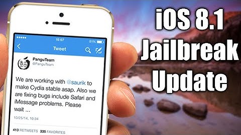 Pangu iOS 8.1 Jailbreak Update