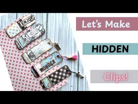Paper Clip Strips: Double Sided Hidden Paper Clips