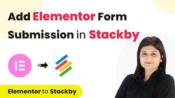 How to Add Elementor Form Submission in Stackby | Elementor Form to Stackby