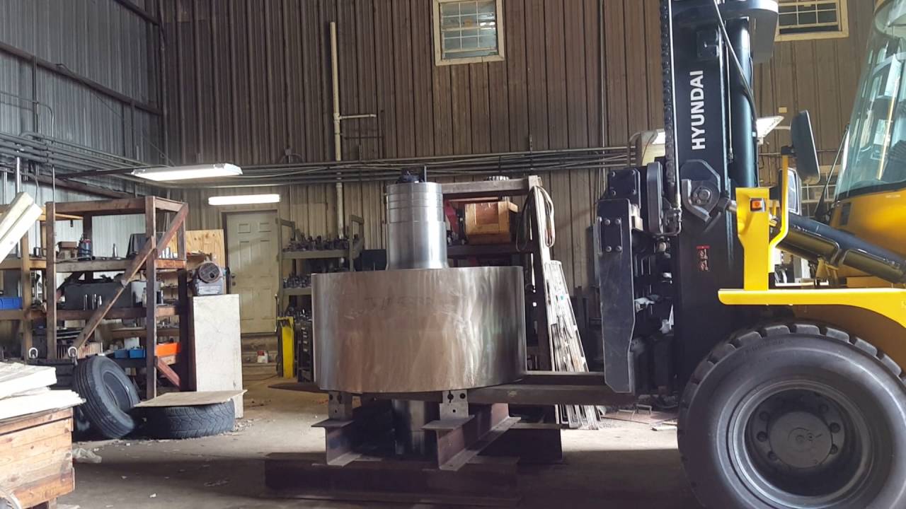 Alecriant Group. Machining. 60" Trunnion Roller Repair. Machining