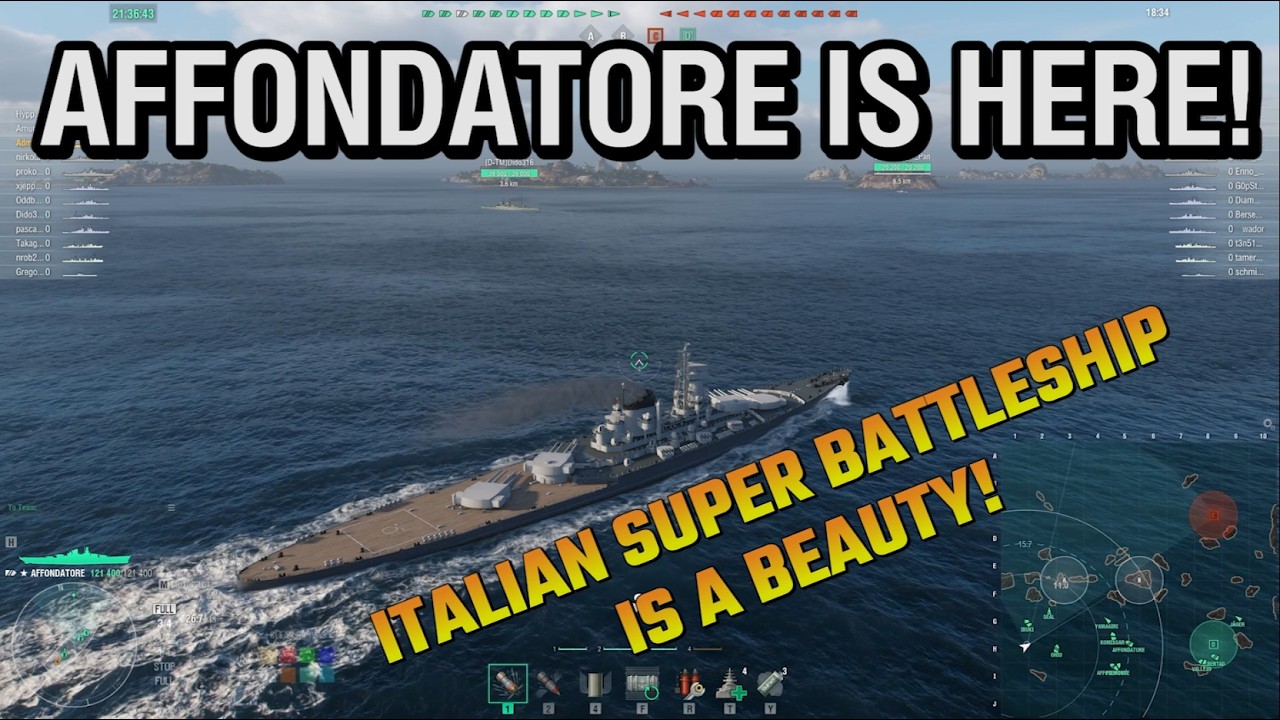 Affondatore is here! Super Italian Battleship is a beauty! | World of Warships | Why I love it