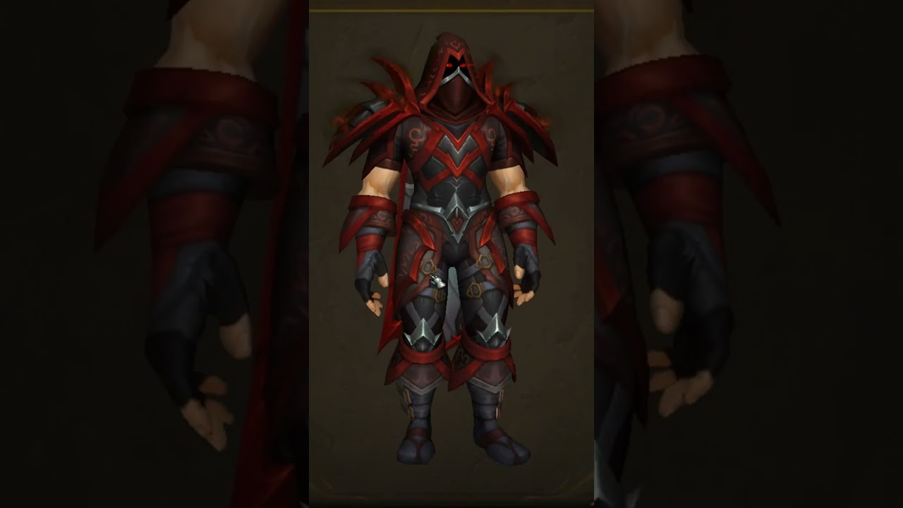 TIER 2 ROGUE ARMOR SET 20TH ANNIVERSARY WORLD OF WARCRAFT 