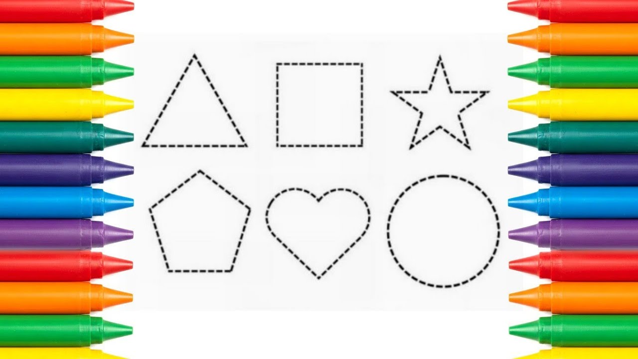Simple 2D Shapes Drawing for Kids