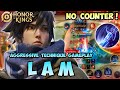 LAM No Counter! AGGRESSIVE TECHNIQUE GAMEPLAY - Best Hero Jungler | Honor of Kings (HOK)