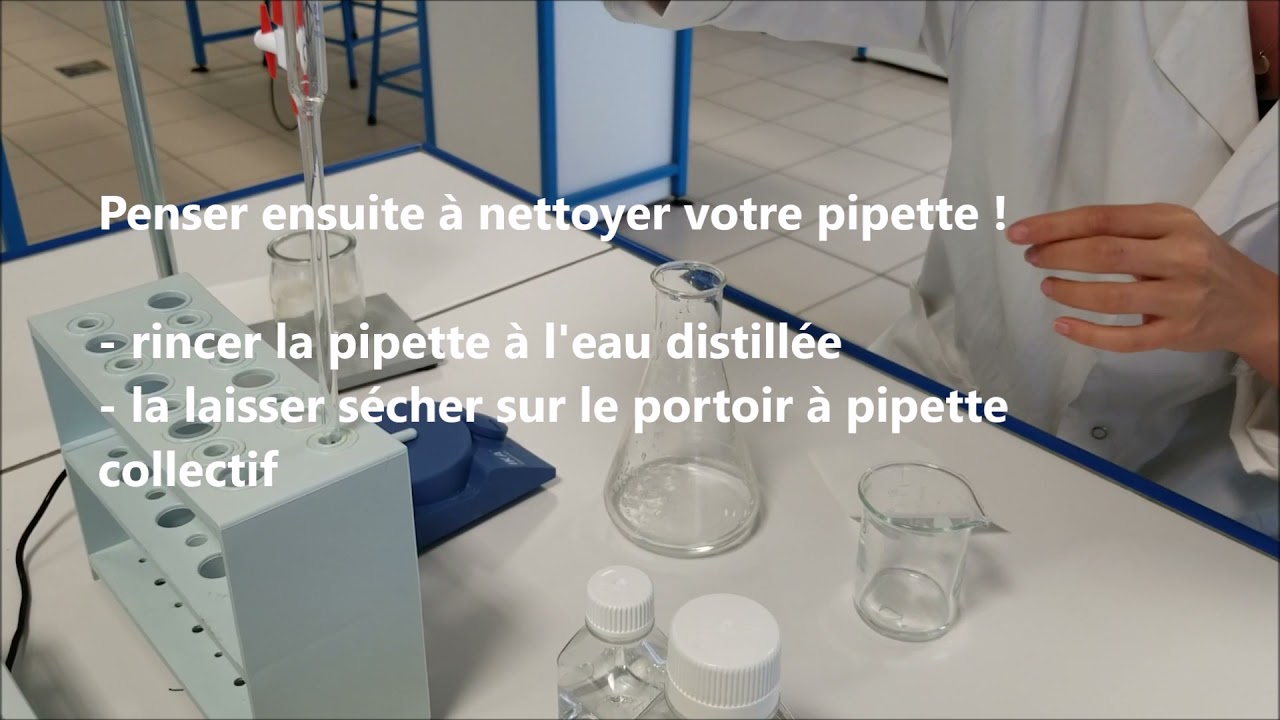 Pipette jaugée en verre - Proviteq