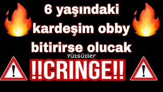 6 Yaşındaki Kardeşim Obby Bitirirse Olucak Lar