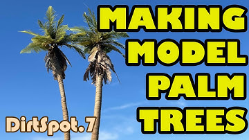 How to Make Realistic Scale Model Palm Trees