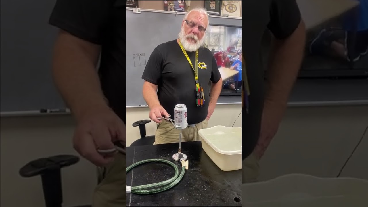 Невероятный эксперимент с банкой-дробилкой