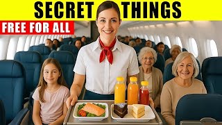 25 FREE Things Seniors 65+ Should ALWAYS Ask For During a Flight