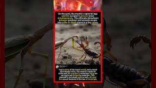Mantis vs Scorpion: Deadly Showdown in the Wild#foryou #fyp #animals #funny