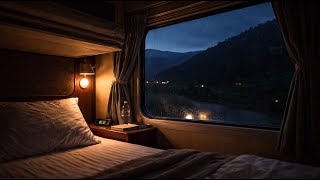8 HOURS Dawn Train Cabin 🚆🌅 | Soft Track Sounds for Deep Sleep ASMR (No Music) screenshot 1
