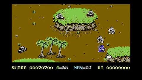 COMMANDO ARCADE SE Commodore 64 by NOSTALGIA standalone footage
