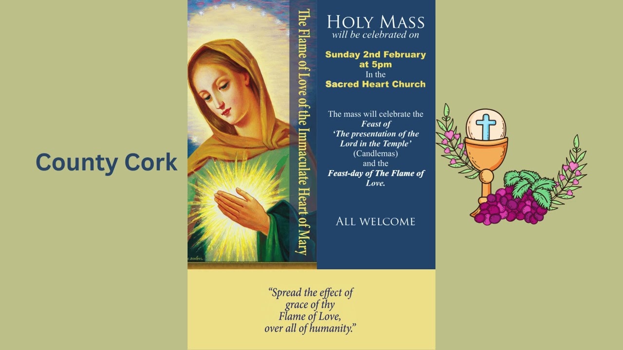 Mass CORK Feast of the Flame of Love of the Immaculate Heart of Mary